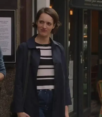 Phoebe Waller-Bridge Fleabag Blue Coat