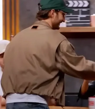 Pierre Niney Popcorn Interview Twill Jacket