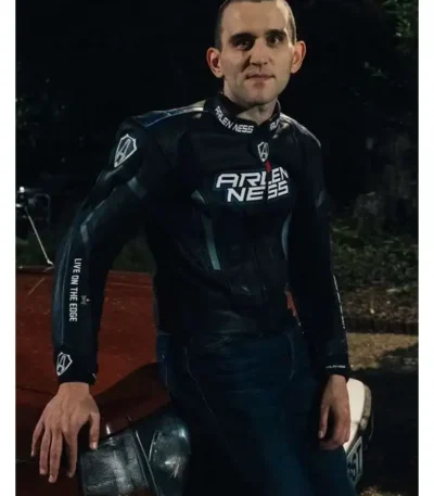Pillion Harry Melling Racer Leather Jacket