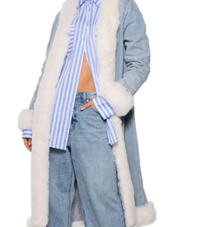 Prairie Deli Boys S01 Blue Denim Coat