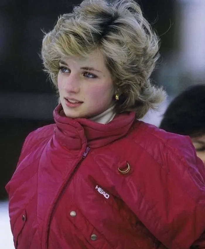 Princess Diana Red Ski Jacket Princess Diana Red Ski Jacket