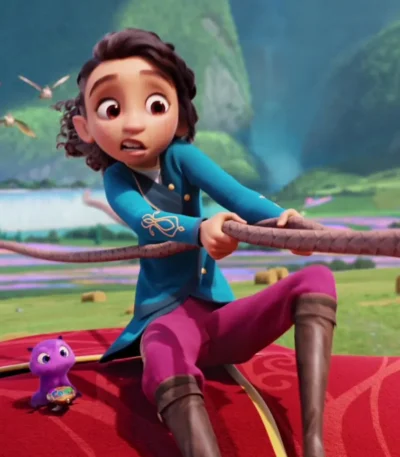 Princess Ellian Spellbound Blue Coat