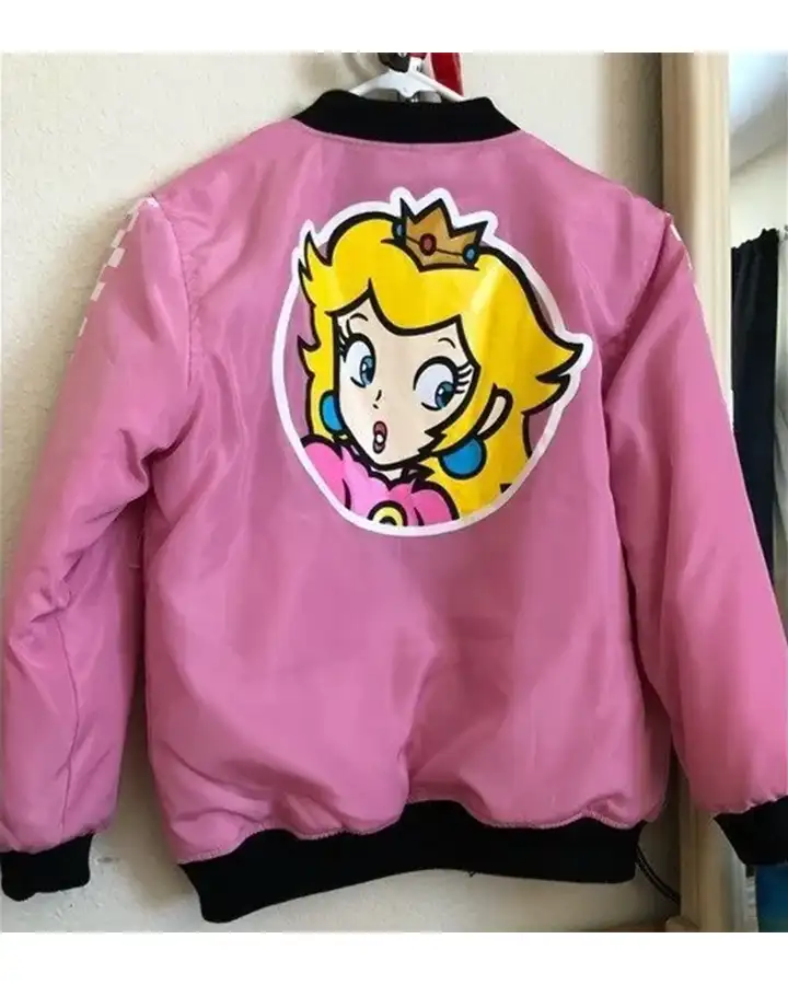 Princess Peach Bomber Jacket Princess Peach Bomber Jacket