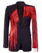 The Voice S26 Jeremy Beloate Fringed Blazer
