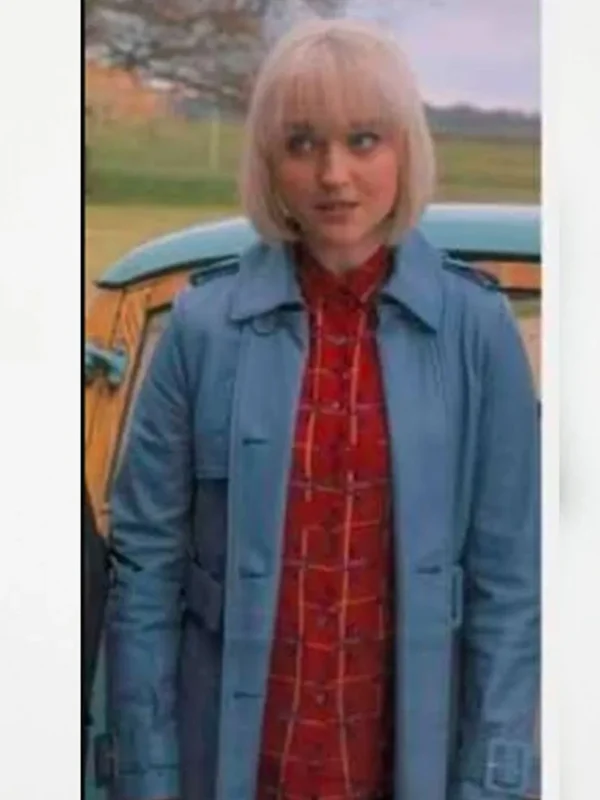 Queens of Mystery Florence Hall Blue Long Coat