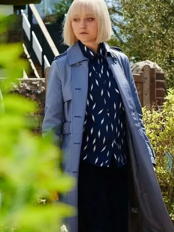 Queens of Mystery Florence Hall Blue Long Coat
