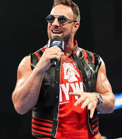 RAW 2026 LA Knight Black Leather Vest