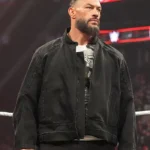 RAW 2026 Roman Reigns Black Denim Jacket