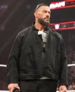 RAW 2026 Roman Reigns Black Denim Jacket