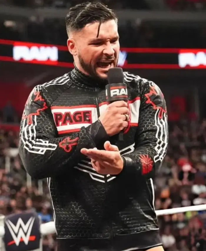 RAW Ethan Page Black Jacket RAW Ethan Page Black Jacket