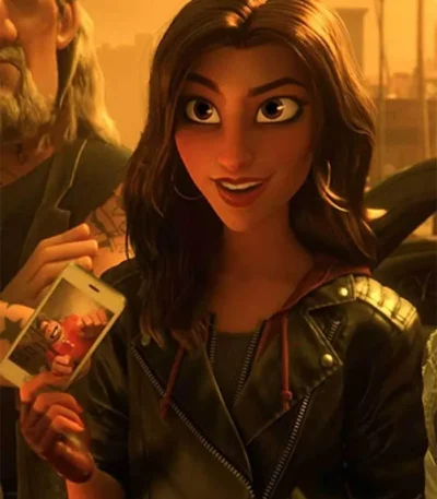 Ralph Breaks the Internet Ralph Black Leather Jacket