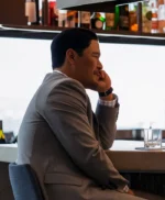 Randall Park Night Always Comes Grey Blazer