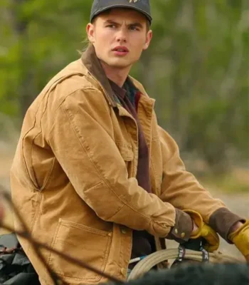 Ransom Canyon S01 Lucas Russell Brown Jacket