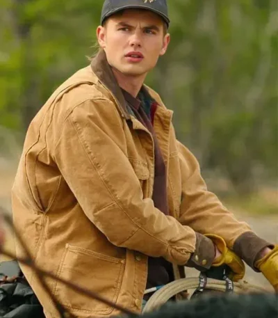 Ransom Canyon S01 Lucas Russell Brown Jacket