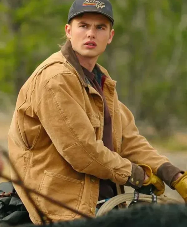 Ransom Canyon S01 Lucas Russell Brown Jacket