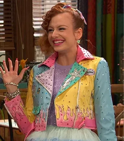 Ravens Home S04 Sasha Pastel Moto Jacket