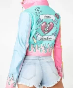 Ravens Home S04 Sasha Pastel Moto Jacket