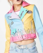 Ravens Home S04 Sasha Pastel Moto Jacket