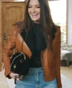 Real Housewives of Salt Lake City Lisa Barlow Leather Jacket