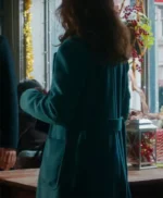 Rebecca Dalton Christmas By Design Wool Green Coat