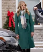 Rebecca Dalton Christmas By Design Wool Green Coat