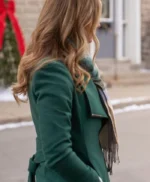 Rebecca Dalton Christmas By Design Wool Green Coat