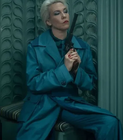 Rebecca Henderson Dust Bunny Blue Coat