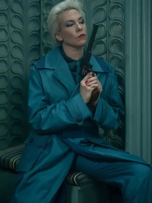 Rebecca Henderson Dust Bunny Blue Coat