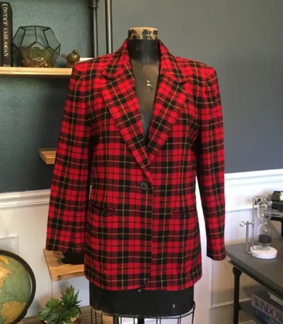 Red Christmas Blazer