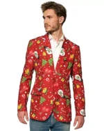 Red Christmas Blazer