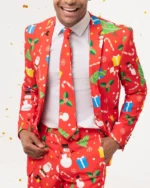 Red Christmas Blazer