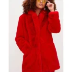 Red Fur Sherpa Coat