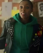 Relax I’m From The Future Holly Studded Leather Jacket