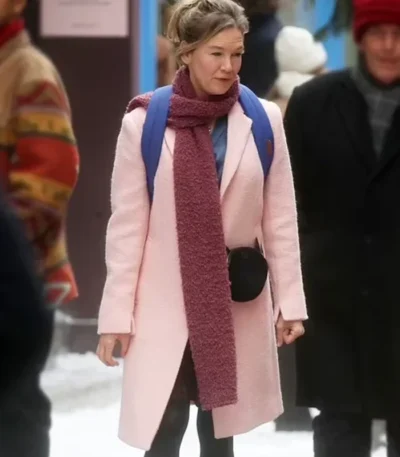 Renée Zellweger Bridget Jones Mad About The Boy Pink Coat