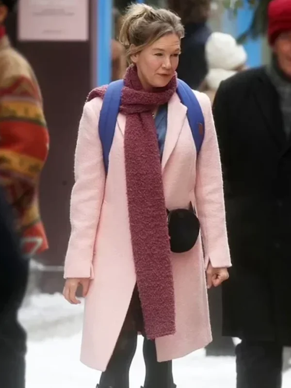 Renée Zellweger Bridget Jones Mad About The Boy Pink Coat
