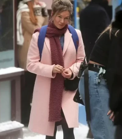 Renée Zellweger Bridget Jones Mad About The Boy Pink Coat