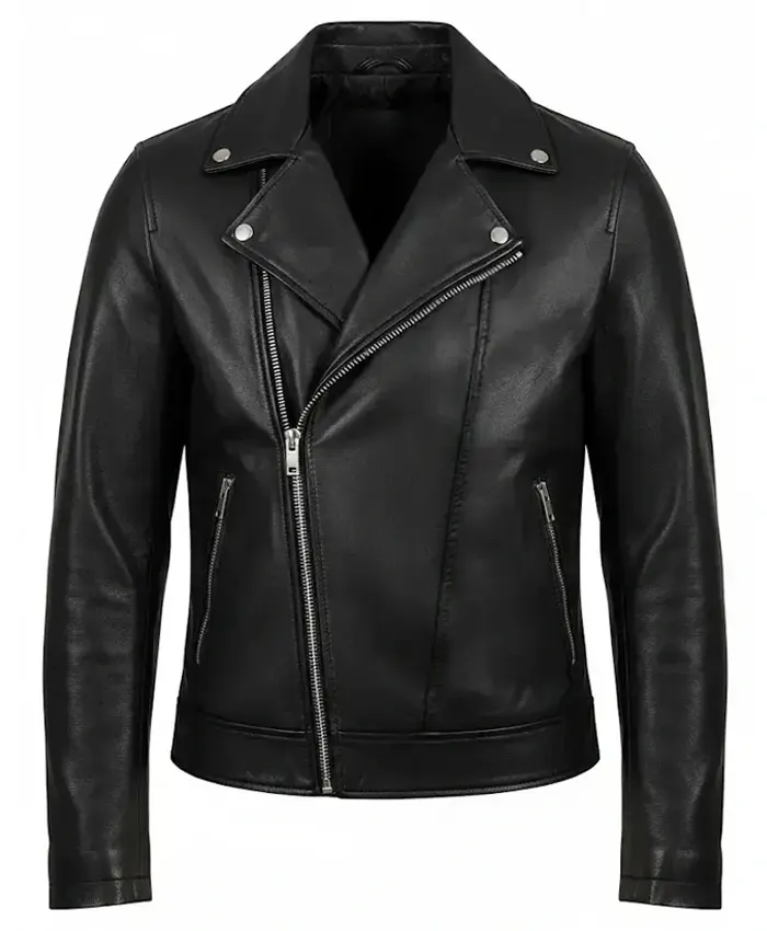 Rhea Ripley Black Leather Biker Jacket Rhea Ripley Black Leather Biker Jacket
