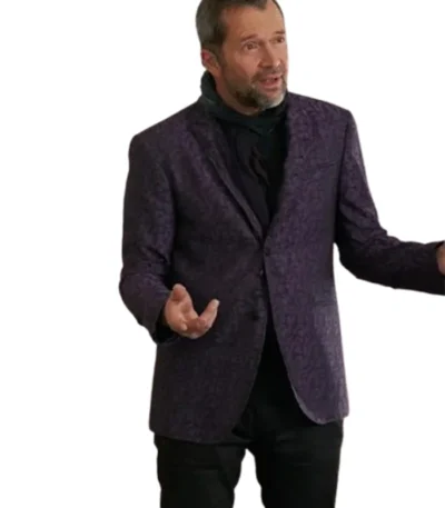 Rick Eden Mr. Monk’s Last Case: A Monk Movie Purple Blazer