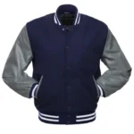 Rim of the World Alex High School Blue Bomber Leather Jacket