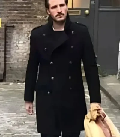 Rob Laird Casting Kill Black Wool Coat