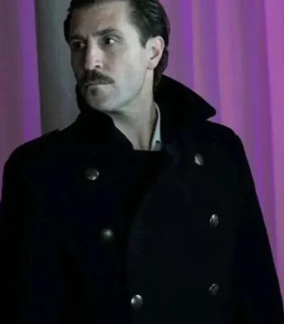 Rob Laird Casting Kill Black Wool Coat