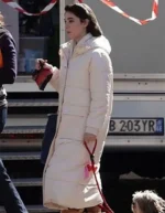Robbing Mussolini 2022 Matilda De Angelis Puffer Coat