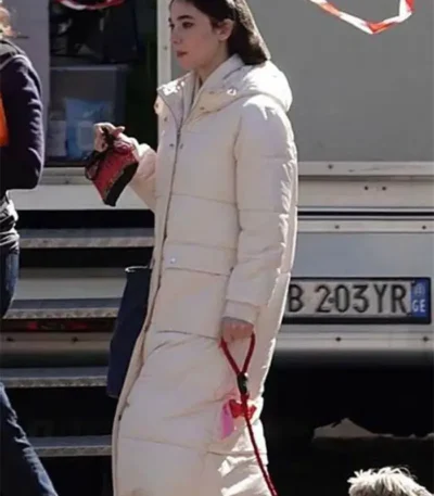 Robbing Mussolini 2022 Matilda De Angelis Puffer Coat