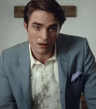 Robert Pattinson The Devil All the Time Blazer Coat