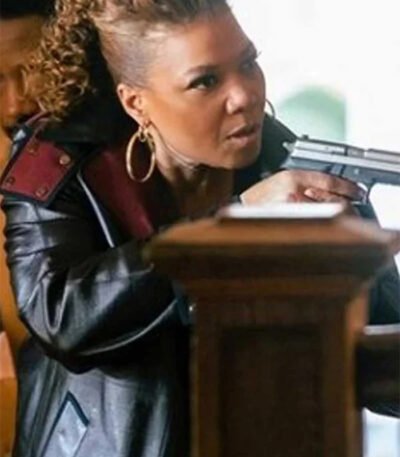 The Equalizer S01 EP07 Queen Latifah Black Leather Coat