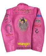 Long Live Cowgirls Las Vegas Pink Leather Jacket