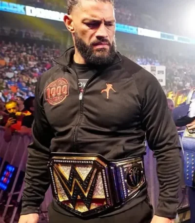 Roman Reigns 1000 Days Black Track Jacket