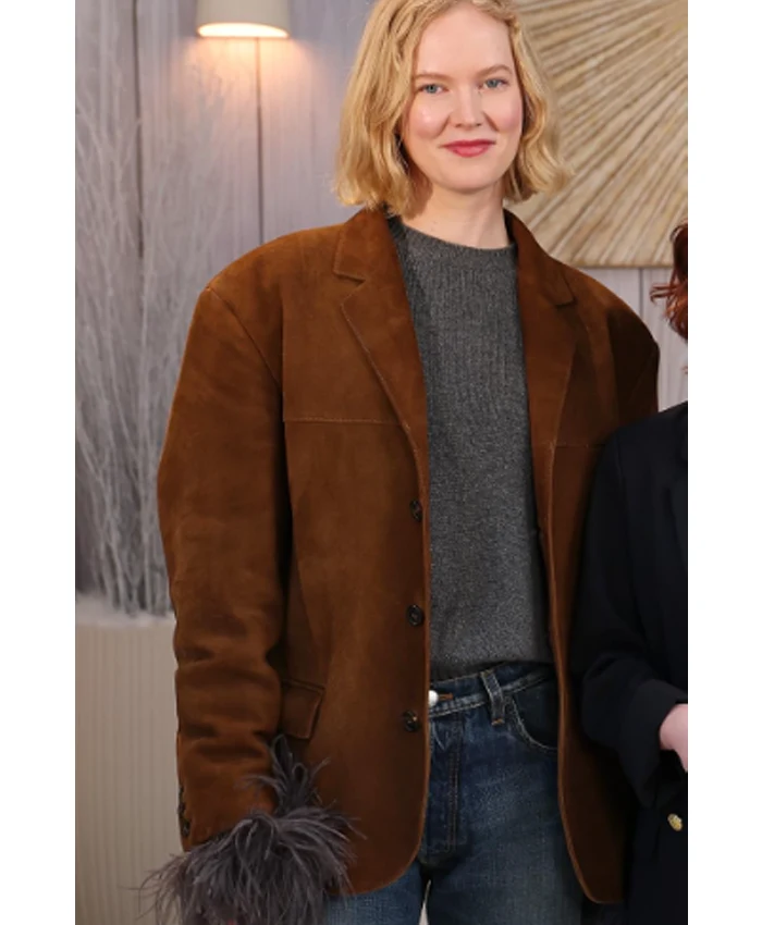 Rosy McEwen Rabbit Trap Brown Oversized Coat Rosy McEwen Rabbit Trap Brown Oversized Coat