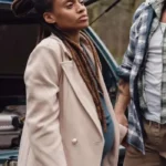 Roxi Kravitz Stand Your Ground Beige Wool Coat