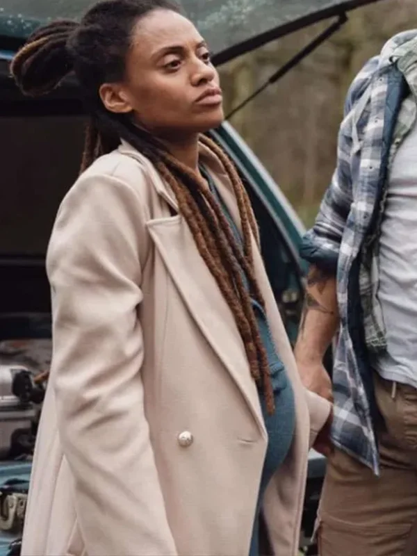 Roxi Kravitz Stand Your Ground Beige Wool Coat